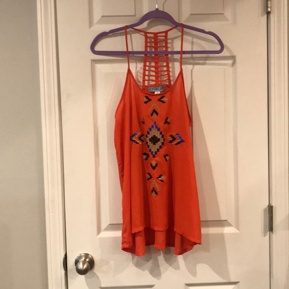 Orange Tank Top
